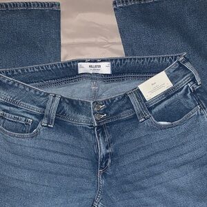 Hollister Women's Dark Blue Boot Cut Jeans